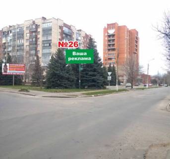 Білборд, Бігборд (Борд)  A у Слов'янську, 3x6  перехрестя вул. Поштова/вул. Центральна Фото 1