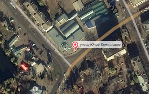 Ситилайт A в Славянске, 1,2х1,8  вул. Банківська, 88 (ТЦ "Глобус", р-н САТУ) схема