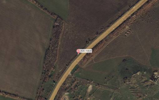 Билборд B в Славянске, 3x6  р-н оптово-овочевого ринку і на в'їзді в м. Слов'янськ (напрямок на Слов'янськ) схема