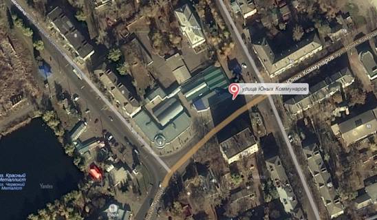 Ситилайт A в Славянске вул. Банківська, 88 (ТЦ "Глобус", р-н САТУ) схема