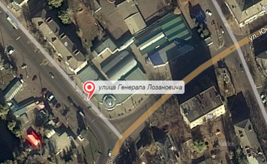 Ситилайт A в Славянске вул. Банківська, 88 (ТЦ "Глобус", р-н САТУ) схема