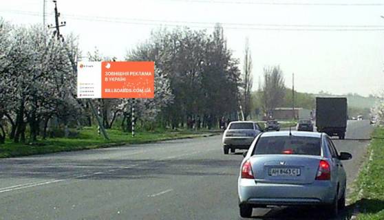 Билборд B в Славянске, 3x6  знаходяться між м. Слов'янськ та м. Краматорськ (напрямок на Краматорськ-Донецьк-Маріуполь) фото 1