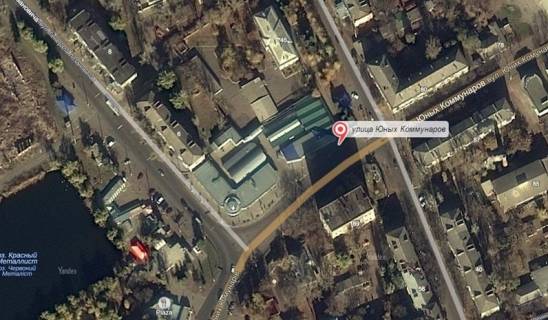Ситилайт A в Славянске, 1,2х1,8  вул. Банківська, 88 (ТЦ "Глобус", р-н САТУ) схема
