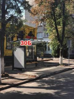 Ситилайт B в Славянске, 1,25х1,124  вул. Університетська, 53 (зупинка "ДК Леніна") фото 1