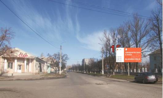 Билборд A в Славянске, 3х6  перехрестя вул. Торська/вул. Центральна (р-н військкомат) фото 1