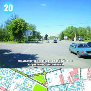 Билборд B в Никополе, 3x4  перехрестя  вул.Електрометалургів та пр.Трубників (р-н ТЦ «АТБ», маг. «Фокстрот») напрямок міськвиконкому фото 1