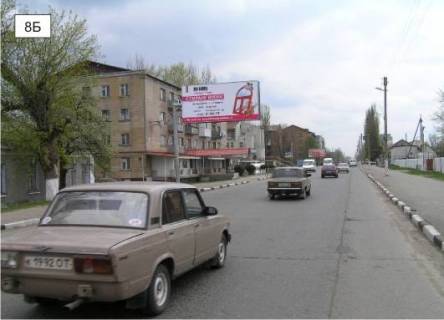 Билборд B в Подольск (Котовск (Подольск)), 3x6  вул. Соборна  перпендикулярно напрямку руху  повзбіч тротуару біля будинку №235 фото 1