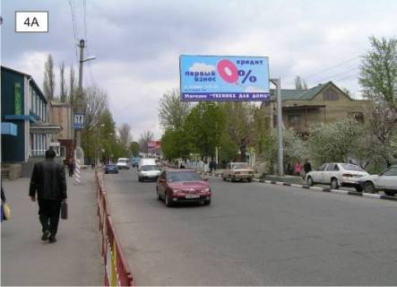 Билборд A в Подольск (Котовск (Подольск)), 3x6  вул. Соборна  перпендикулярно напрямку руху навпроти будівлі "Укртелеком" фото 1