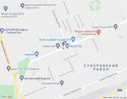 Бэклайт B в Херсоне, 4x3  Пр.200 лет Херсона (р-н рынка Северный) схема