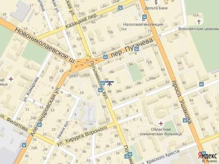 Билборд A в Херсоне, 3x6  ул.Карла Маркса (р-н пл.Ганнибала) схема