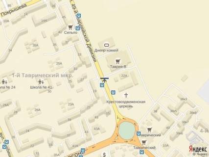 Билборд A в Херсоне, 3x6  Ул.49 Гв.Дивизии (р-н супермаркета Оскар),верх схема