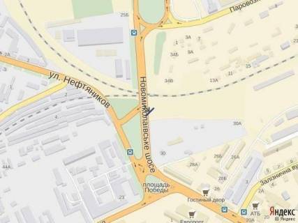 Билборд B в Херсоне, 3x6  Николаевское шоссе (р-н пл.Победы) схема