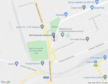 Бэклайт A в Херсоне, 4x3  ул.Буденого (р-н автовокзала) схема