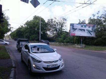 Билборд A в Херсоне, 3x6  Угол ул.Сретенская(Стрітенська (Люксембург)) и ул.Филатова фото 1