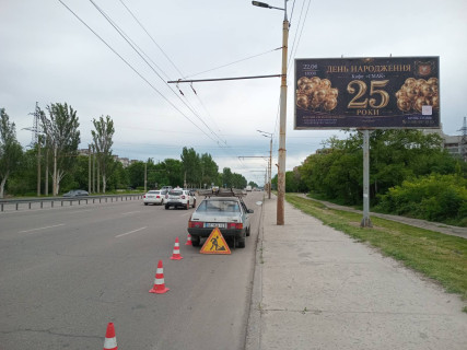 Білборд, Бігборд (Борд)  A у Дніпро (Дніпропетровськ), 3х6  Запорізьке шосе – перед поворотом на пр. Праці, що на вул. Космічний бік А Фото 1