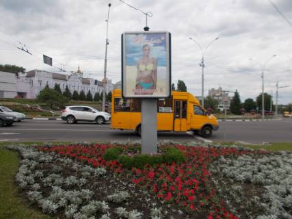 Ситилайт B в Сумах пл. Покровська –вул. Кустовська                                      /пл. Покровська –вул. Євгена Коростельова вул. (Гагаріна)/ (тріедер) фото 1