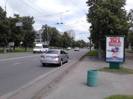 Ситилайт A в Сумах, 1,2х1,8  Героїв Сумщини вул. (Героїв Сталінграда) (переход фонтан) фото 1