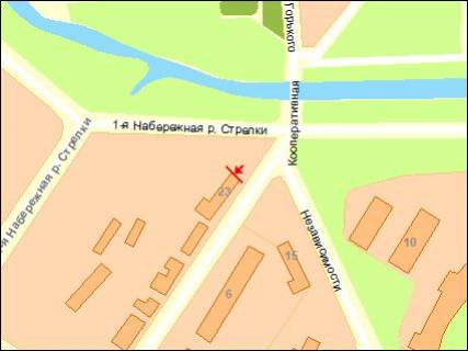 Prismatron, Prism A in Sumi st. Nizn'ovoskresen's'ka, 23                    /st. Kooperativna, 23 / - 453705 scheme