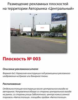 Билборд A в Киеве, 3x6  Столичное шоссе,104 Авторынок "Центральный"
Центральный въезд фото 1