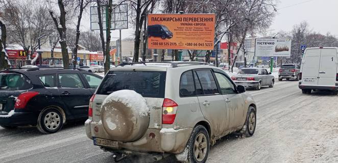 Билборд A в Каменец-Подольском, 3х6  район перехрестя проспект Грушевського-вул. Князів Коріатовичів фото 1