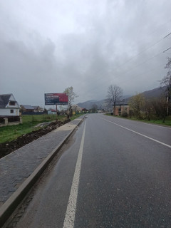 Білборд, Бігборд (Борд)  B у Яремче, 3x6  Траса Н-09 Мукачево-Львів, виїзд з міста в сторону Івано-Фр, 300 перед АТБ, сувенірний ринок Карпатські Делікатеси, напрямок руху на Івано-Франківськ Фото 2