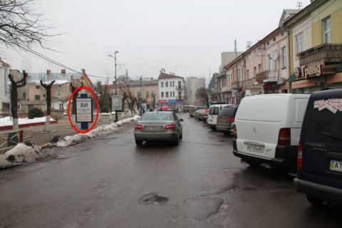 Ситилайт B в Надворной, 1,2x1,8  вул.Чорновола (міський фонтан- музей) фото 1