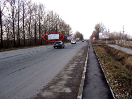 Билборд B в Ивано-Франковске, 3x6  Калуське шосе (виїзд з міста, АЗС WOG), напрямок руху зі сторони вул.Галицька в напрямку м.Калуш фото 1