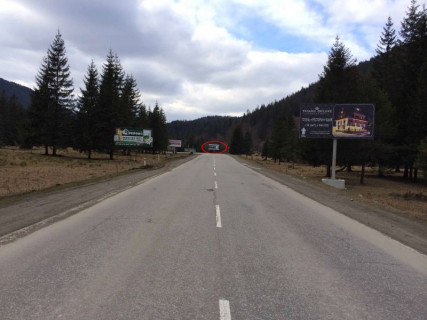 Билборд A в Татарове, 3x6  Траса Н-09 Мукачево-Львів, виїзд з села, напрямок руху на Буковель фото 1
