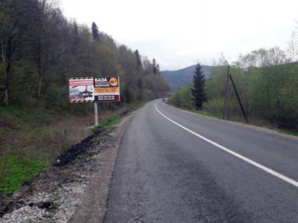 Билборд B в Татарове, 3x6  Траса Н-09 Мукачево-Львів, виїзд з села, напрямок руху на Івано-Франківськ фото 1