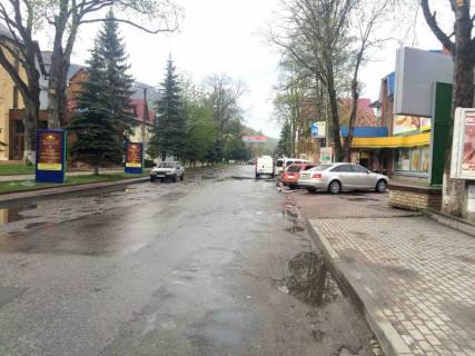 Ситилайт A в Яремче, 1,2x1,11  Петраша, готелі Станіславський, Карпати, ресторан Гуцульщина, напрямок руху до водоспаду Пробій, сувенірного ринку фото 1