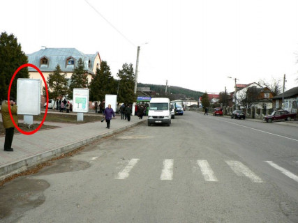Ситилайт B в Делятине, 1,2x1,8  Траса Н-09 Мукачево-Львів, с.Делятин, центр, ринок, автостанція, напрямок руху на Івано-Франківськ фото 1