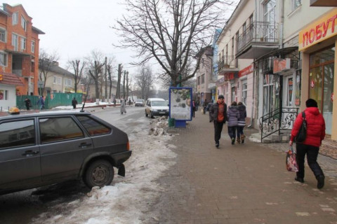 Сітіскролл A у Надвірній, 1,2x1,8  Грушевського, маг. техніки "Плай", напрямок руху до міської лікарні, с.Пнів, Пасічна, Зелена, Бистриця Фото 1