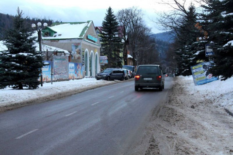 Ситилайт B в Яремче, 1,2x1,8  Траса Н-09 Мукачево-Львів, Свободи, РЕМ,  Гастроном Яремче, напрямок руху на Івано-Франківськ фото 1