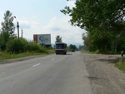 Білборд, Бігборд (Борд)  B у Надвірній, 3x6  Траса Н-09 Мукачево-Львів,Січинського-Ломоносова (об'їзна дорога ), АЗС Пропан, напрямок руху на Яремче, Буковель Фото 1