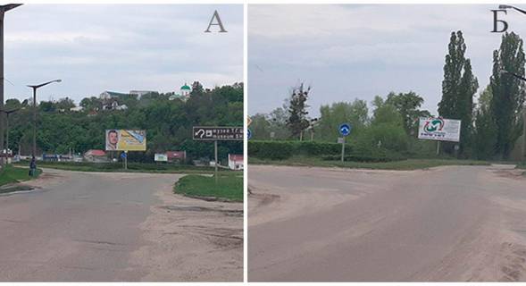 Billboard B in Kaniv, 3x6  m. Kaniv transportna rozv'azka st. 206 Divizii Photo 1