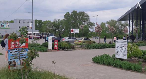 Билборд A в Каневе, 3х6  Г. Канев ул. Героев Днепра, возле Автовокзала фото 1