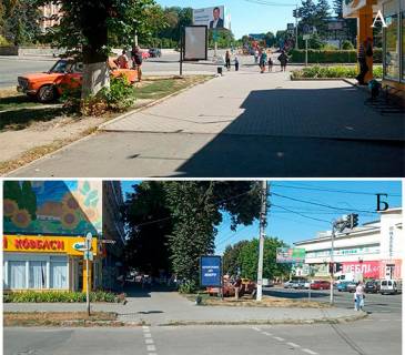 Ситилайт B в Звенигородке, 1,2x1,8  м. Звенигородка перехрестя просп. Шевченка / вул. М. Грушевського фото 1