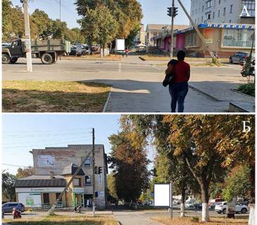 Сiтiлайт A у Звенигородці, 1,2х1,8  г. Звенигородка  просп. Шевченка\ул. Грушевского, р-н  магазина "АТБ" Фото 1