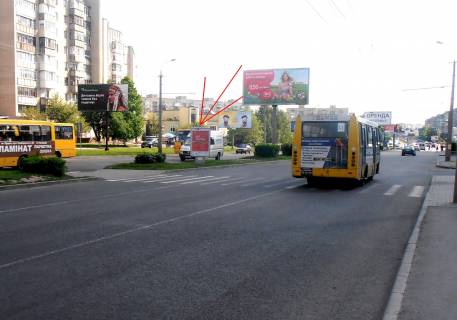 Билборд A в Луцке пр.  Соборності, розділова смуга від ринку "Північний" до маг."Троянда" (поблизу маркет "Наш край") фото 1