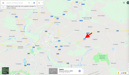 Билборд A в Поддубцах, 3х6  с. Піддубці, під'їзд до Луцька з Рівного А ст (до Луцька 8 км) схема