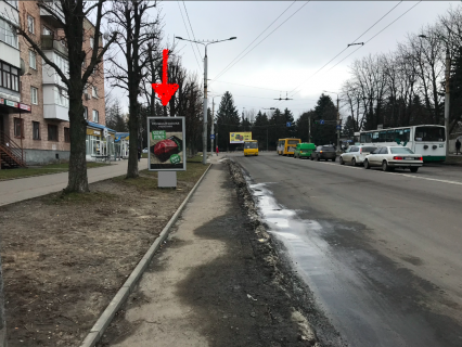 Билборд B в Луцке, 1,8х1,2  пр-т. Відродження, 1 ТЦ Імідж Б ст фото 1