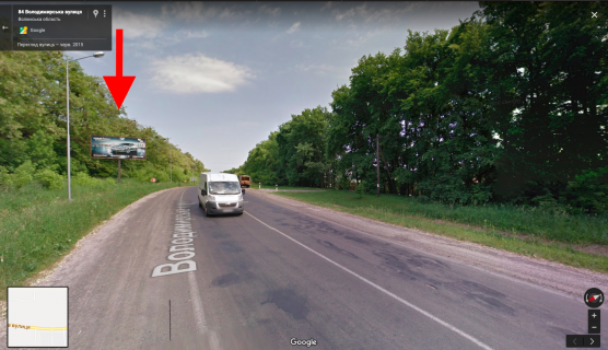 Билборд B в Луцке, 3х6  Забороль, в'їзд в місто зі сторони Володимира  Б ст фото 1
