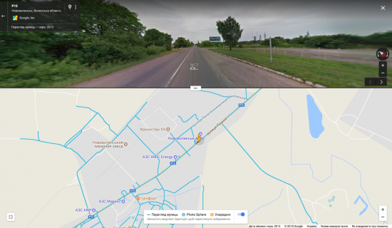 Билборд A в Нововолинську, 3х6  м. Нововолинськ вул. Луцька А ст в'їзд в місто зі сторони Володимира схема