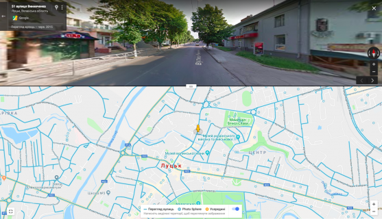 Билборд A в Луцке, 1,8х1,2  вул. Винниченка, 22 в напрямку до кінотеатру "Промень" А ст. схема
