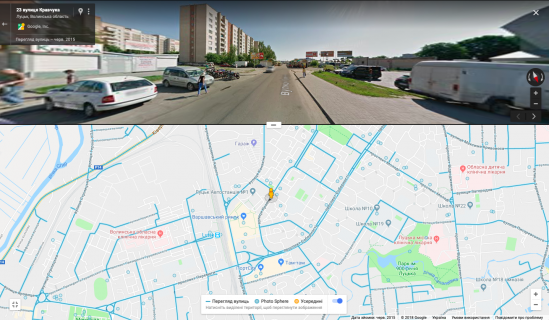 Билборд A в Луцке, 3х6  вул. Кравчука, 23 ТЦ СЛОН, ринок "Варшавський" А ст (правий) схема