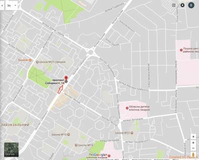 Билборд B в Луцке, 3х6  пр.Соборності ,14а (РАГС) схема