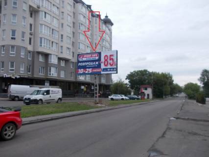 Билборд B в Луцке, 3х6  Київський майдан - вул. Задворецька, біля податкової фото 1