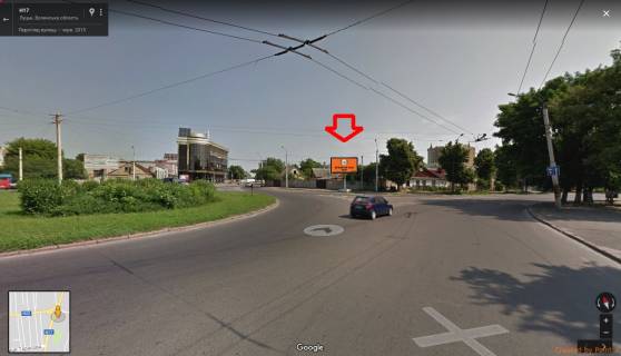 Билборд B в Луцке, 3х6  вул. Львівська - Володимирська - Червоного Хреста А ст кільце фото 1