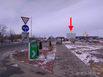 Билборд A в Ковеле Ковель 125 м. Ковель, вул. Варшавська, АЗС UPG А ст фото 1