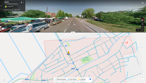 Билборд A в Ратном, 3х6  м. РАТНЕ вул.  Центральна 74,траса на Брест, рада, АЗС,ТЦ школа А ст схема